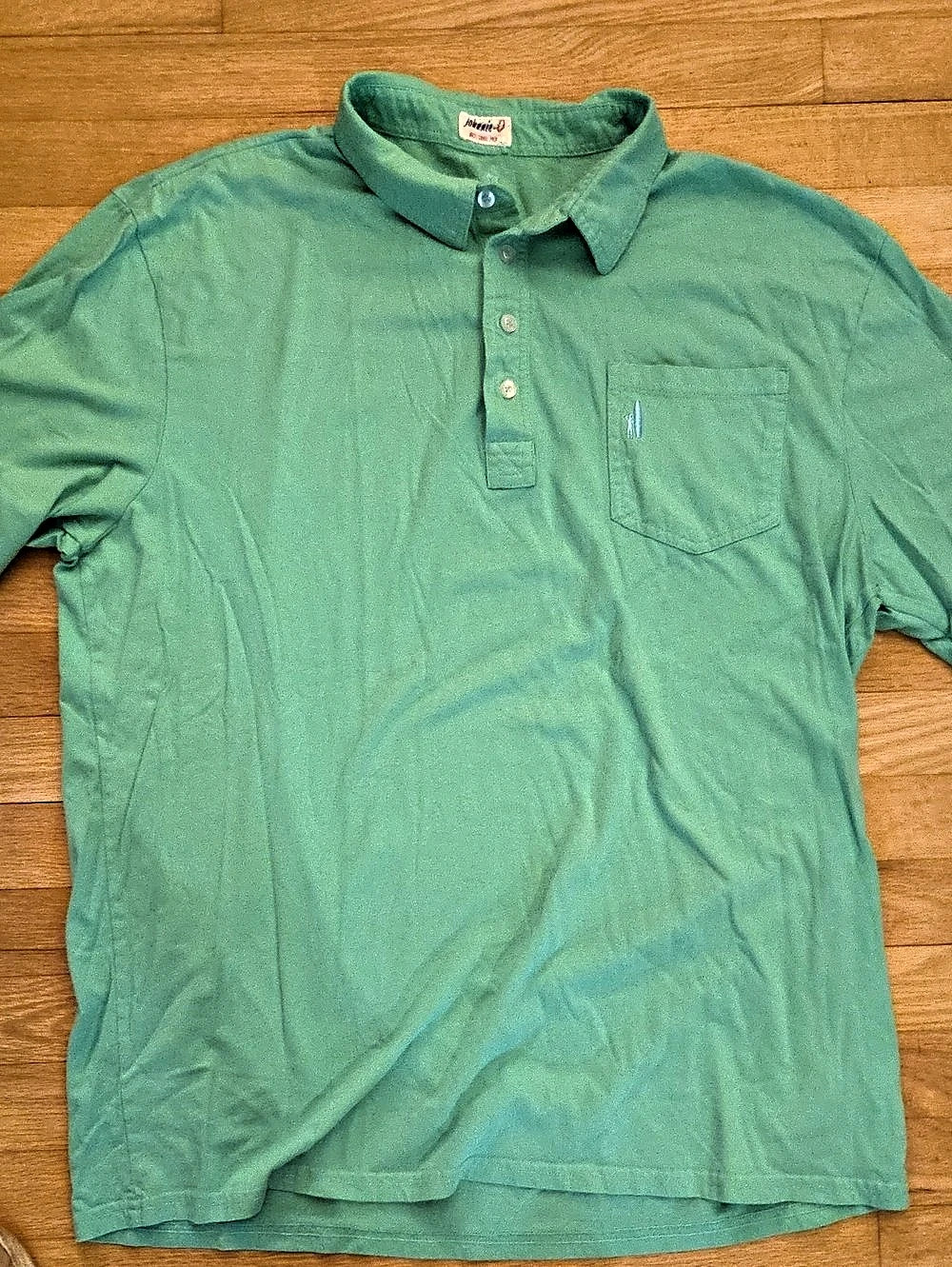 johnnie-O Hangin' Out Men's Original 4-Button Pocket Polo Green XL